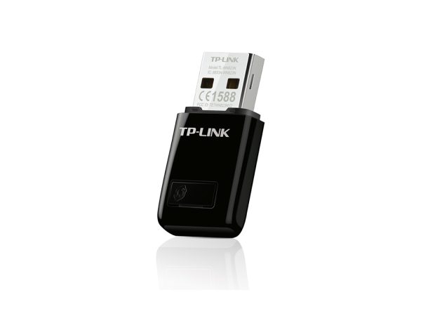 تصویر نمای جانبی کارت شبکه بی‌سیم USB تی پی لینک مدل TL-WN823N